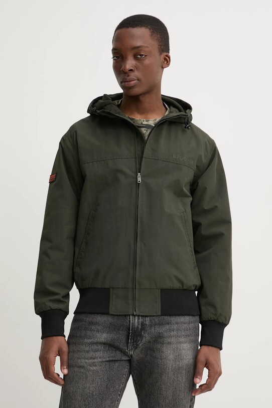 Куртка Superdry с капюшоном зелёный M5011876A.1KM