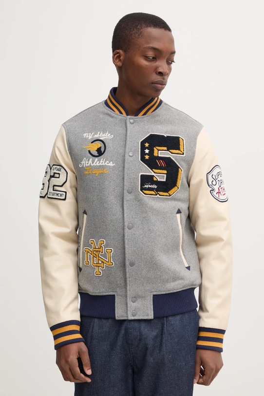 Bomber jakna Superdry siva M5012082A.07Q