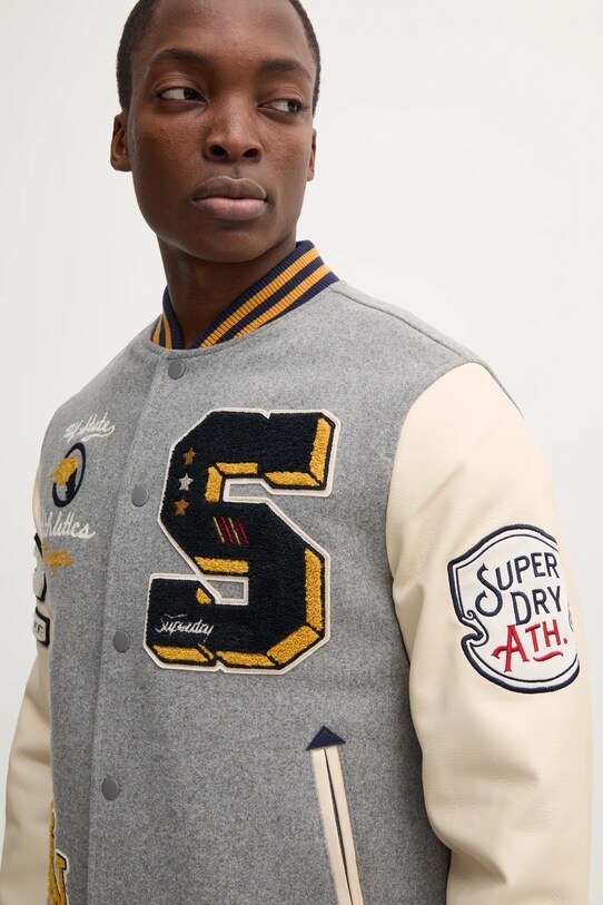 Bomber jakna Superdry M5012082A.07Q siva