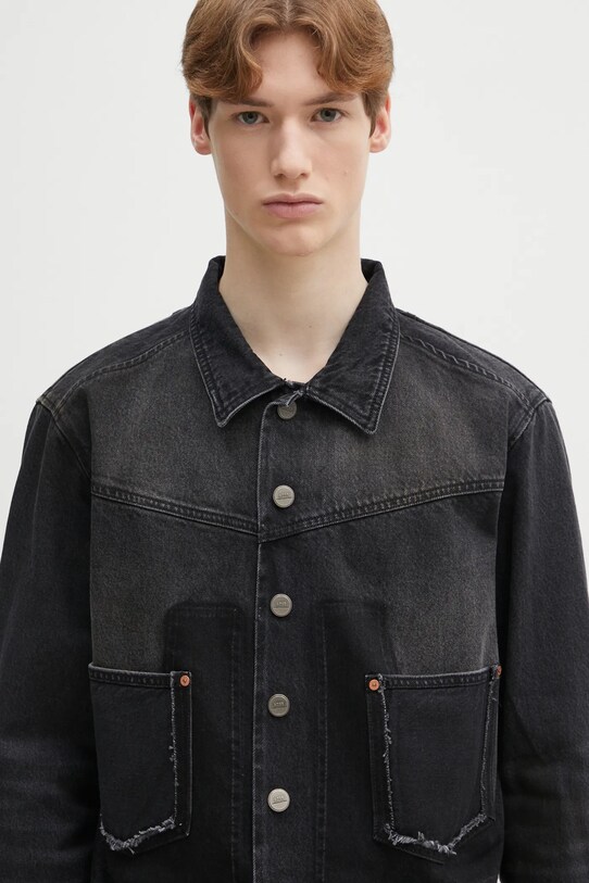 Traper jakna Andersson Bell Rodeo Motorcycle Denim crna awa675m