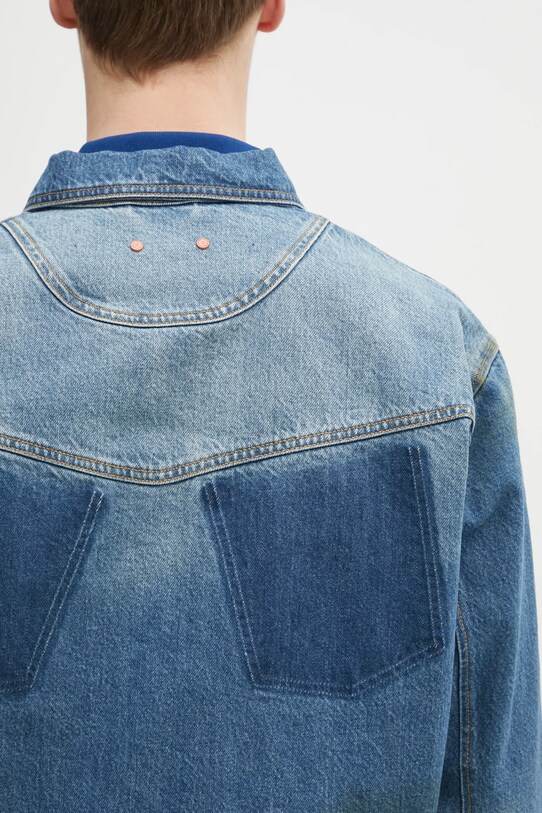 Rifľová bunda Andersson Bell Rodeo Motorcycle Denim modrá awa676m