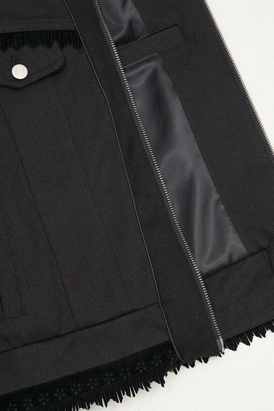 Andersson Bell geacă Cowboy Cotton Zip-Up awa680m negru