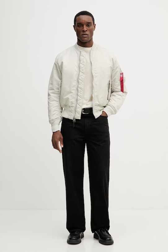 Alpha Industries kurtka bomber MA-1 (HERITAGE) 100101 beżowy SS26