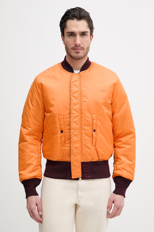 Bomber jakna Alpha Industries MA-1 (HERITAGE) 100101 bordo SS26