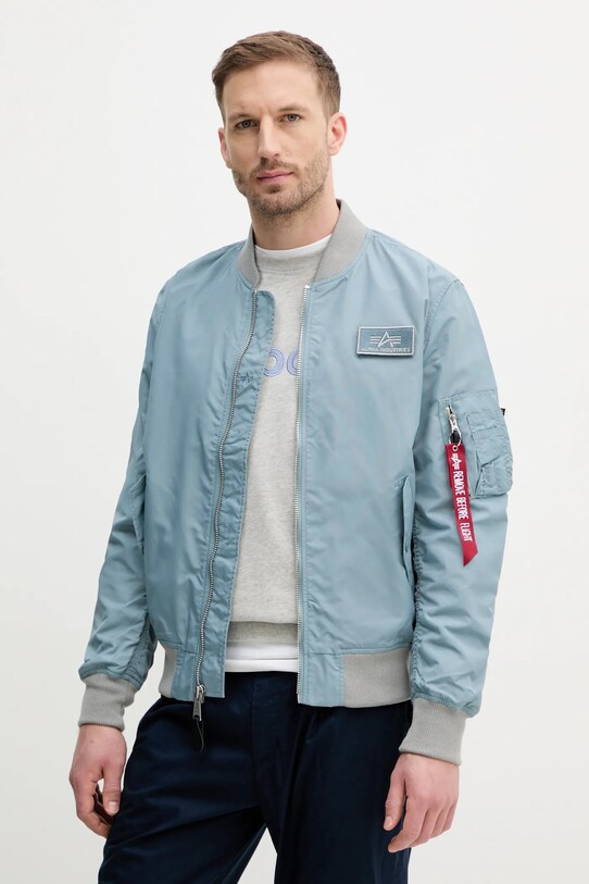 Bomber bunda Alpha Industries MA-1 TTC nezateplené modrá 126101