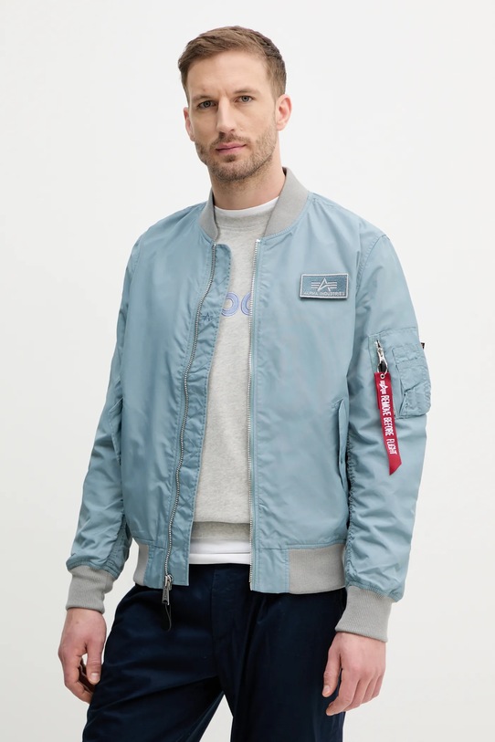 Bunda Alpha Industries MA-1 TTC bomber modrá 126101