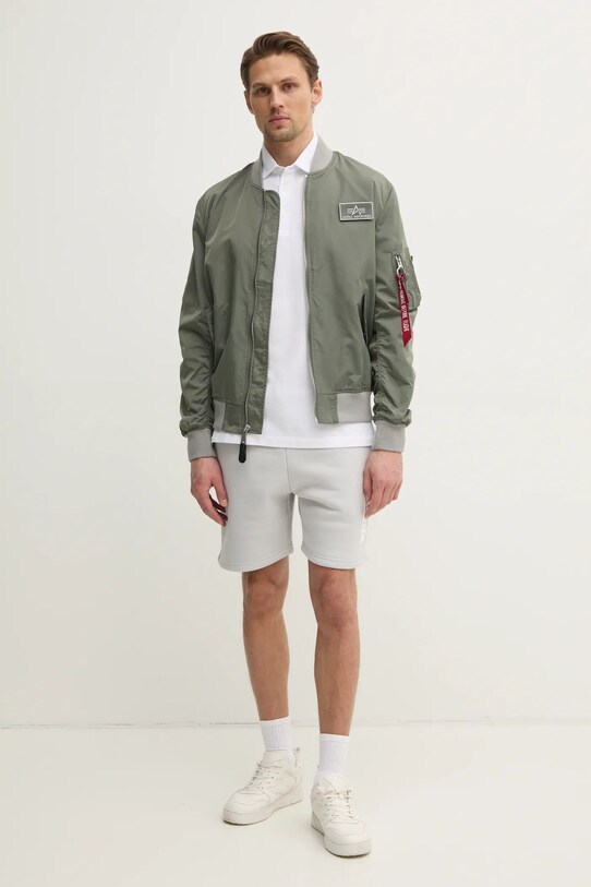 Куртка-бомбер Alpha Industries MA-1 TTC 126101 зелёный SS25
