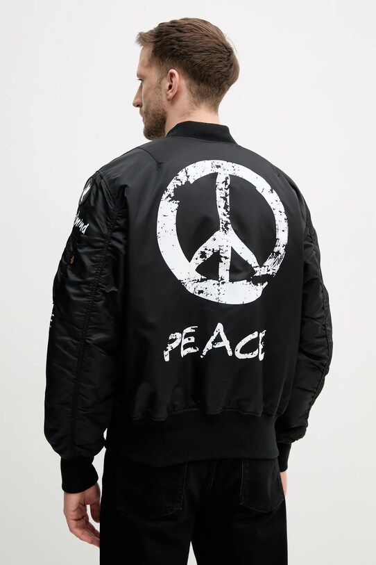Дрехи Яке бомбър Alpha Industries MA-1 Peace 156136 черен