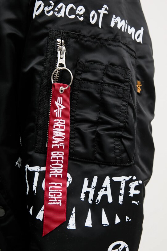 Яке бомбър Alpha Industries MA-1 Peace 156136 черен