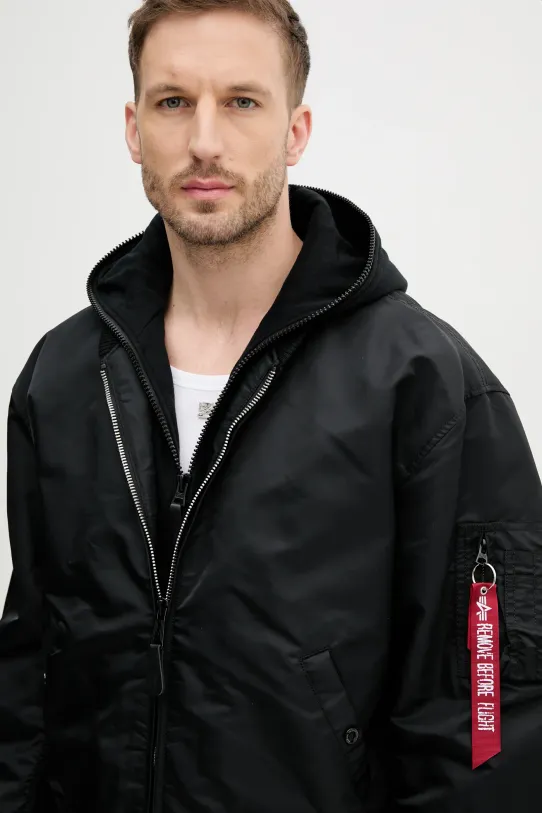 Bomber jakna Alpha Industries MA-1 D-Tec Studio LW crna 156143