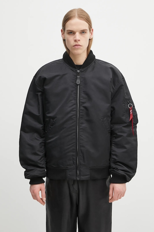 Куртка-бомбер Alpha Industries MA-1 D-Tec Studio LW чёрный 156143