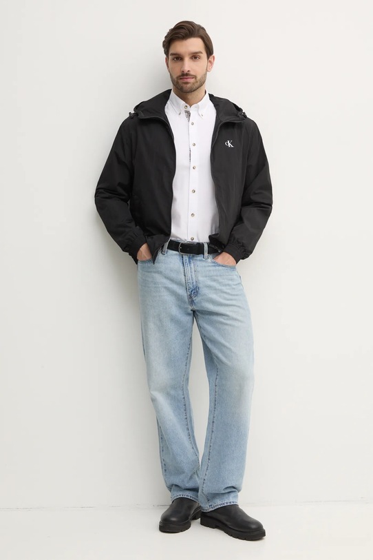 Bunda Calvin Klein Jeans J30J327254 čierna SS25