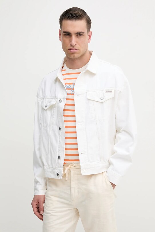 Джинсова куртка Calvin Klein Jeans інші білий J30J327586