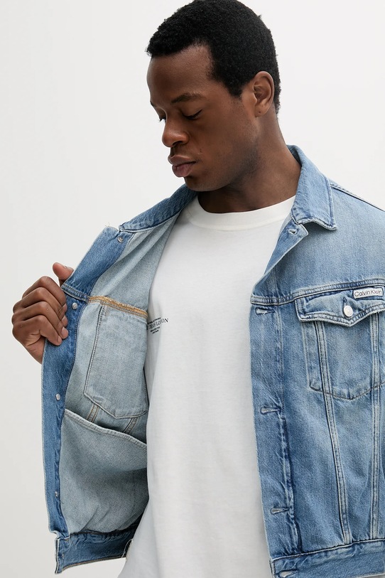Džínová bunda Calvin Klein Jeans J30J327587