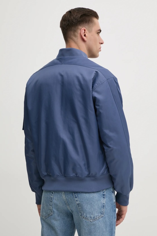 Odzież Calvin Klein Jeans kurtka bomber LV040EM524 niebieski