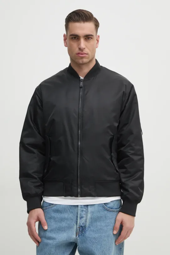 Calvin Klein Jeans geaca bomber negru LV040EM524