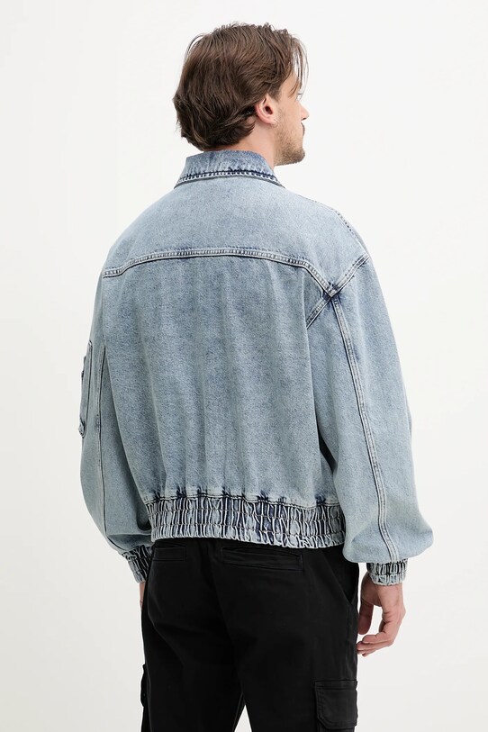 Oblečení Džínová bunda Karl Lagerfeld Jeans A2M14018 modrá