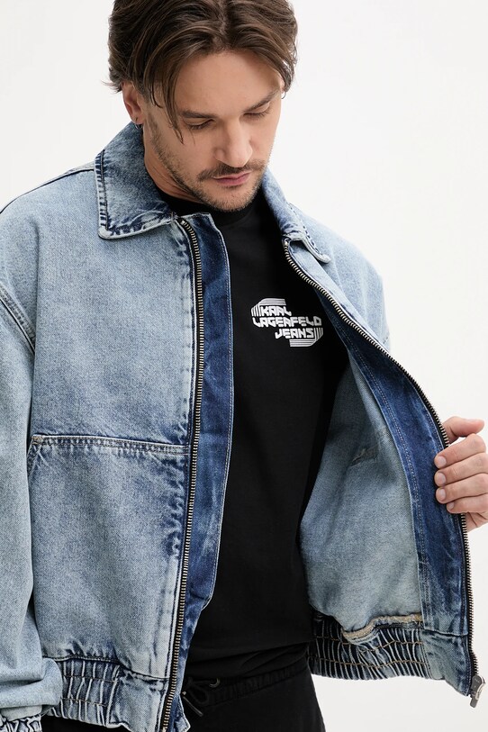 Džínová bunda Karl Lagerfeld Jeans A2M14018