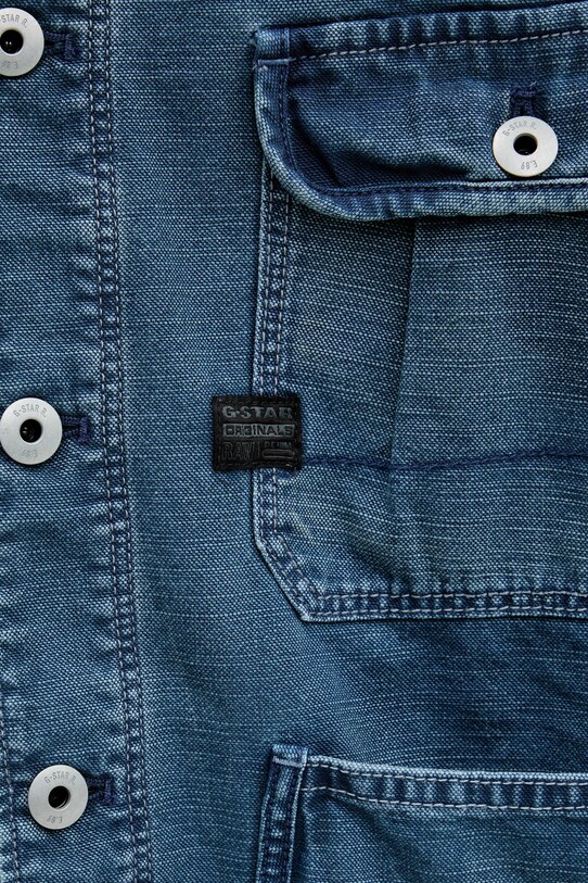 G-Star geacă jeans D26165.D491 bleumarin