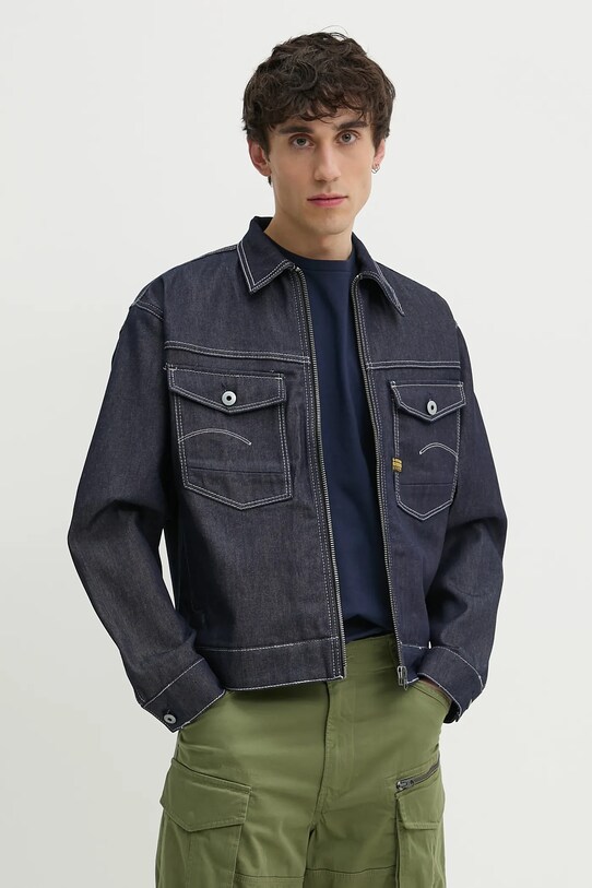 Îmbrăcăminte G-Star geacă din denim D26128.D956 bleumarin