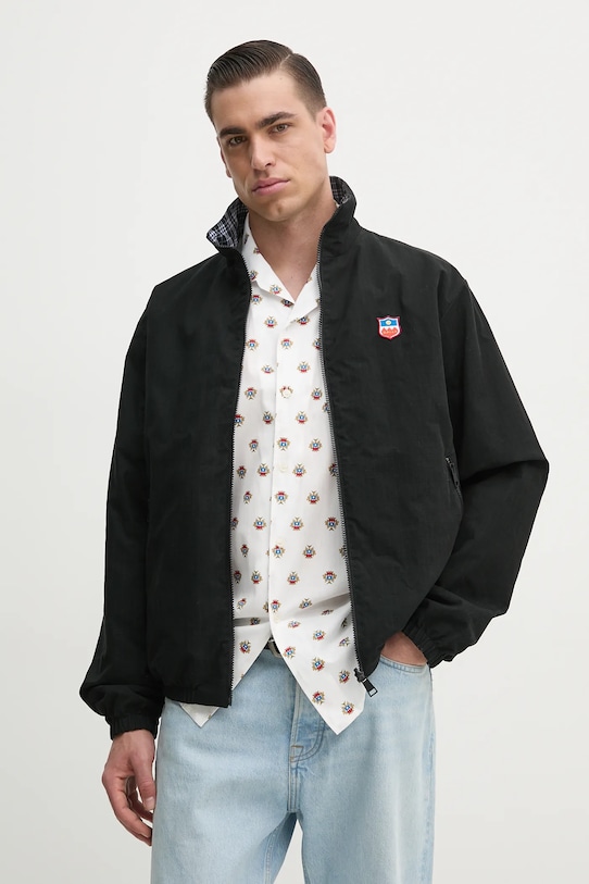 Oboustranná bunda Bally přechodné černá MOU09Q