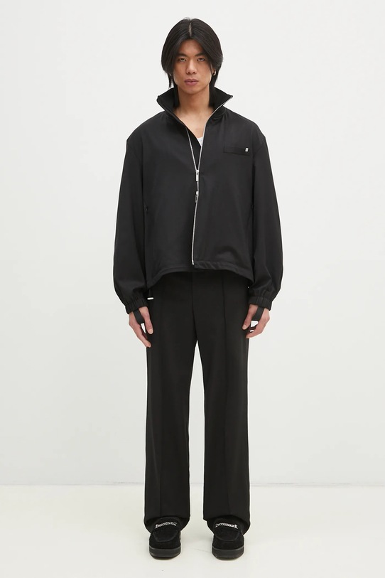 Helmut Lang kurtka wełniana Relaxed Bomber.Suit O09HM102