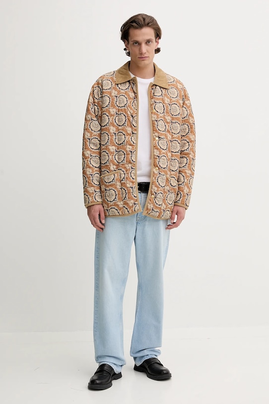 Drôle de Monsieur geacă cu două fețe La Veste Reversible G.JT187.PL157.LYL maro SS25