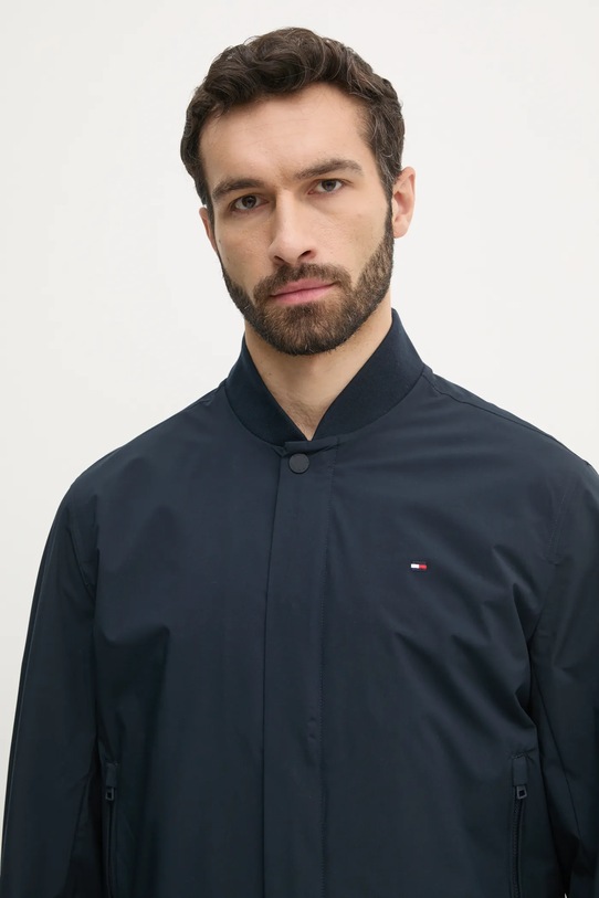 Bunda Tommy Hilfiger tmavomodrá MW0MW36665