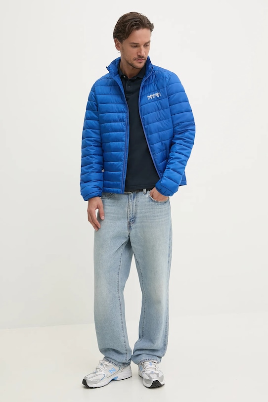 Jakna Red Bull Racing x Pepe Jeans LIGHTWEIGHT JACKET RM400010 modra SS25