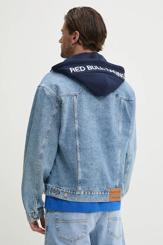 Oblečení Džínová bunda Red Bull Racing x Pepe Jeans HOODED DENIM JACKET RM400020R17 modrá
