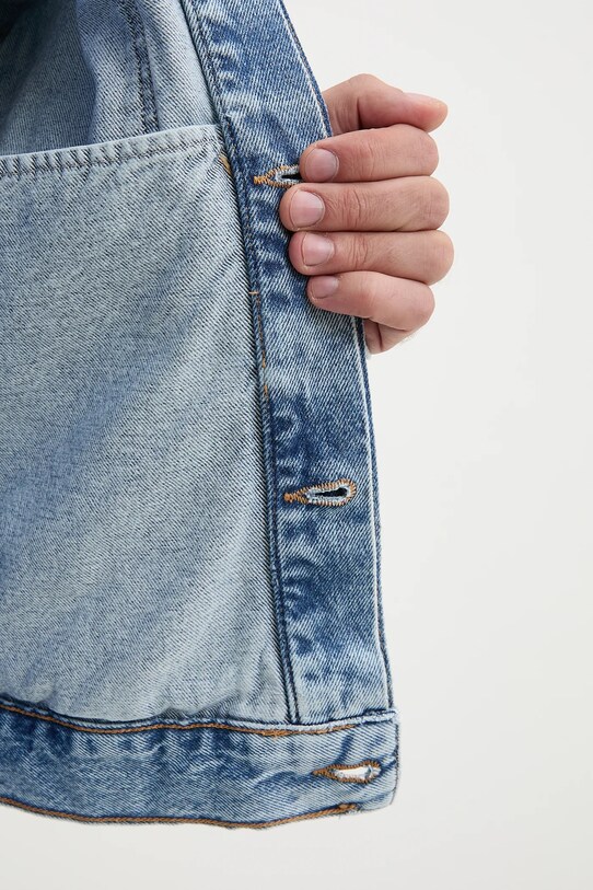 Džínová bunda Red Bull Racing x Pepe Jeans HOODED DENIM JACKET RM400020R17