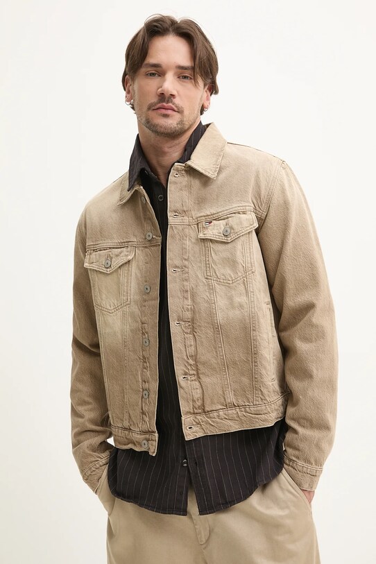 Джинсовая куртка Tommy Jeans джинс зелёный DM0DM21857