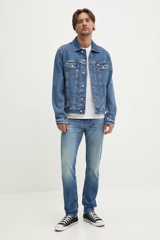 Джинсовая куртка Tommy Jeans DM0DM21047 тёмно-синий SS25