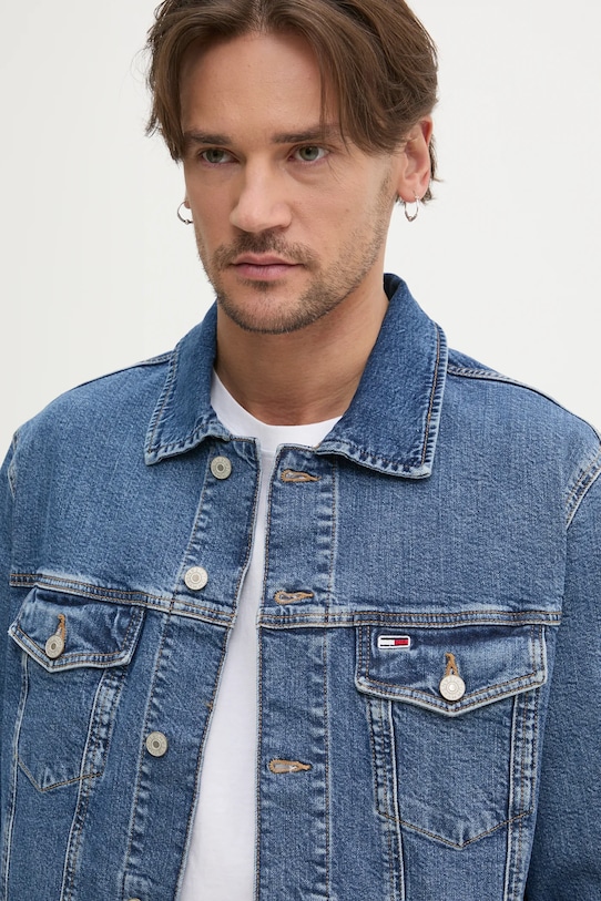 Джинсовая куртка Tommy Jeans тёмно-синий DM0DM21047