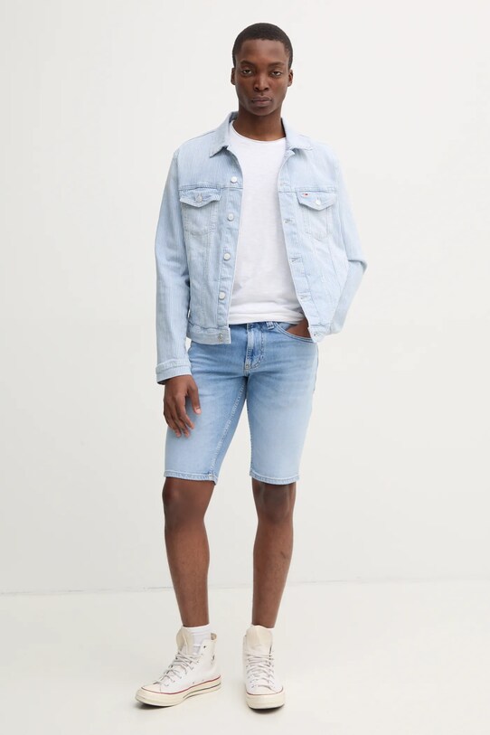 Tommy Jeans kurtka jeansowa DM0DM21048 niebieski SS25