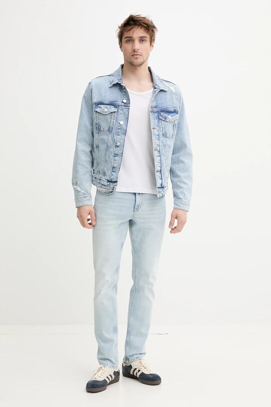 Джинсовая куртка Tommy Jeans DM0DM21050 голубой SS25