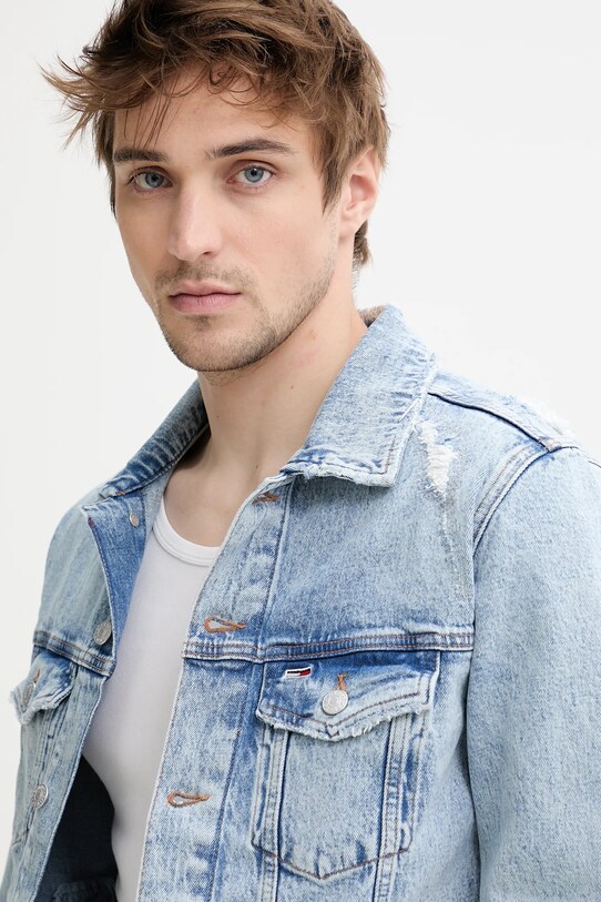 Джинсовая куртка Tommy Jeans голубой DM0DM21050