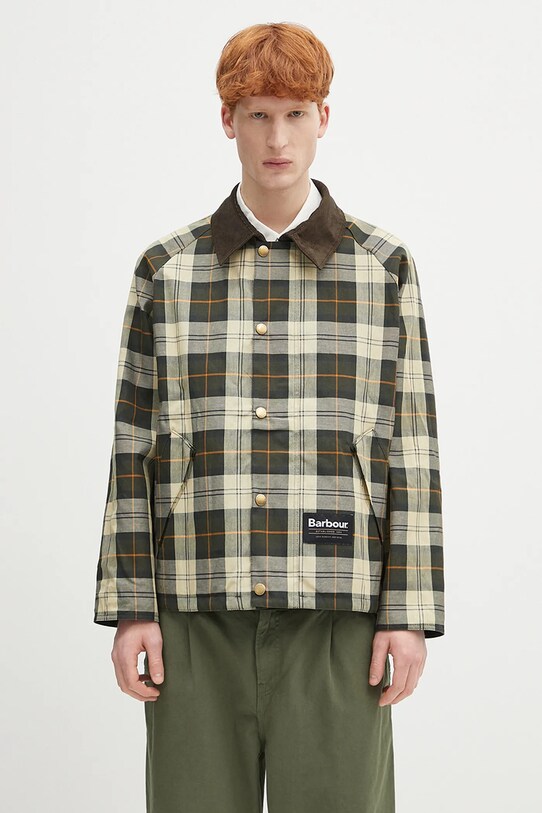 Obojstranná bunda Barbour Barbour OS Reversible Transporter Casual zelená MCA0963