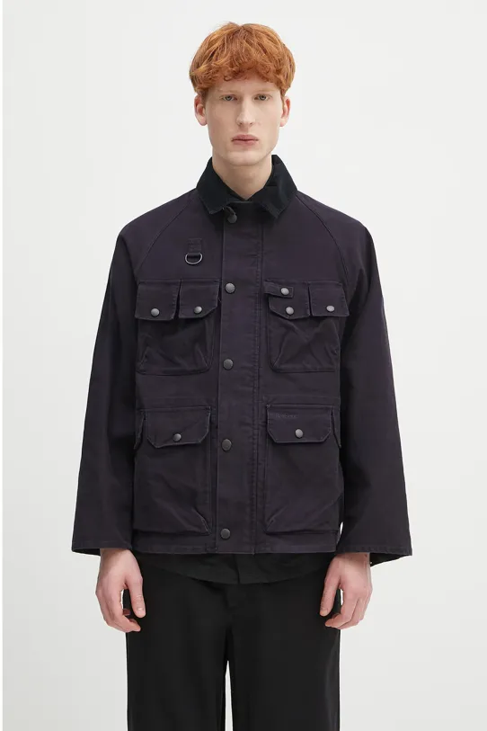 Barbour jachetă de bumbac Barbour Modified Dryfly Casual Jacket altele bleumarin MCA1036