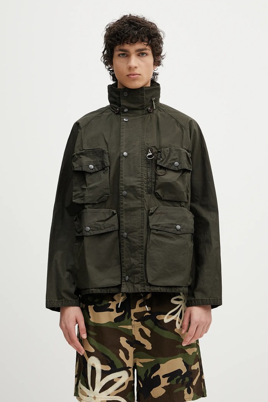 Barbour geacă Barbour Westmorland Showerproof Jacket cu captuseala verde MSP0135