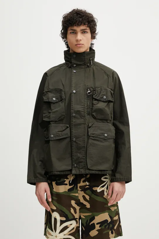 Barbour jacket Barbour Westmorland Showerproof Jacket with green MSP0135