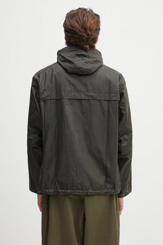 Odzież Barbour kurtka Barbour Modified Durham Wax Jacket MWX2448 zielony