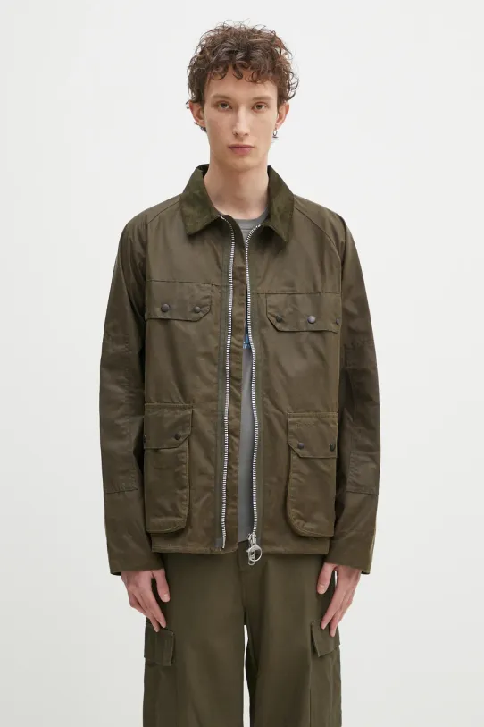 Barbour geaca Barbour Re-Engineered Short Bedale Wax Jacket altele verde MWX2446