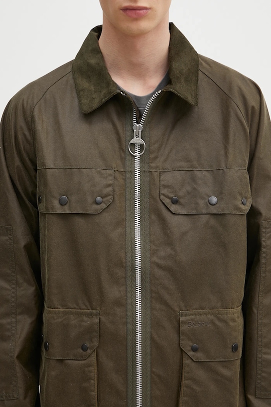 Barbour geaca Barbour Re-Engineered Short Bedale Wax Jacket verde MWX2446