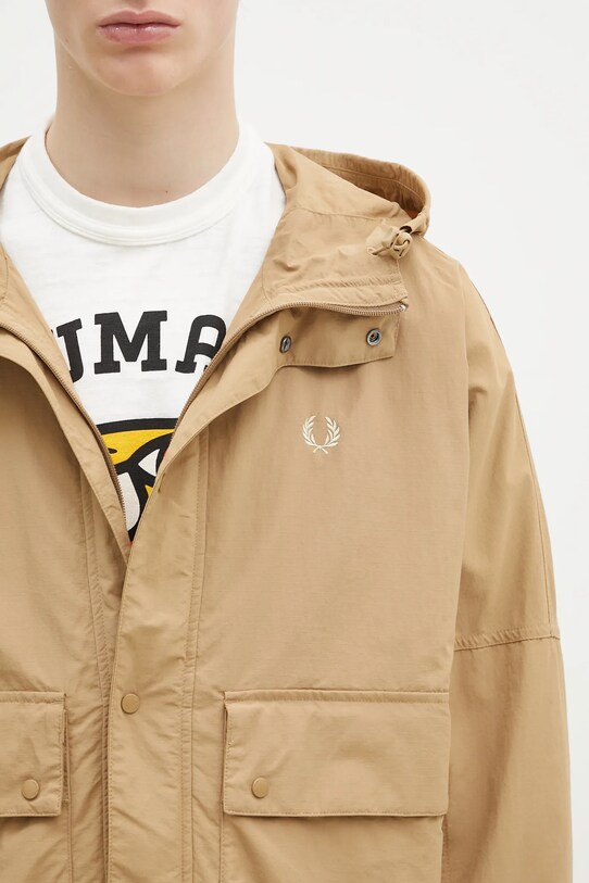 Bunda Fred Perry hnědá J8572.363
