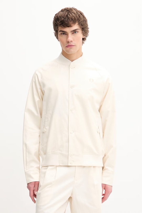 Fred Perry kurtka bomber nieocieplane beżowy J9032.560