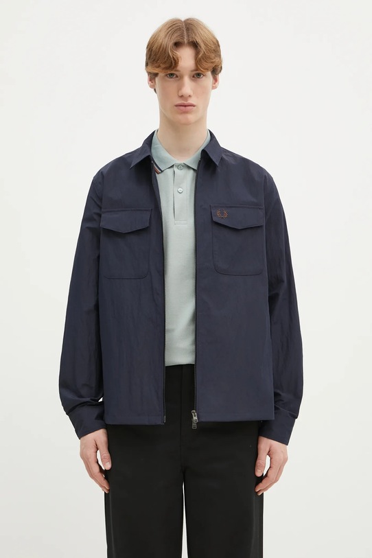 Fred Perry giacca non isolato blu navy M5684.311
