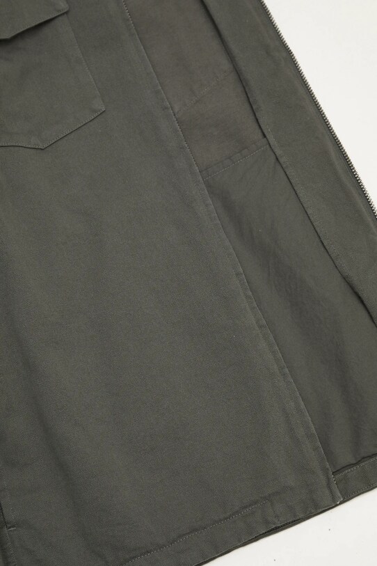 Fred Perry cotton shirt jacket M9833.638 green