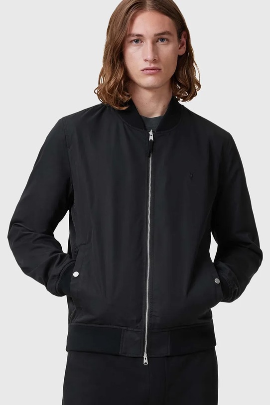 Куртка-бомбер AllSaints REV без подкладки чёрный M085OB