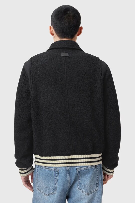 AllSaints jacheta bomber din lana AMBAUM M008OC